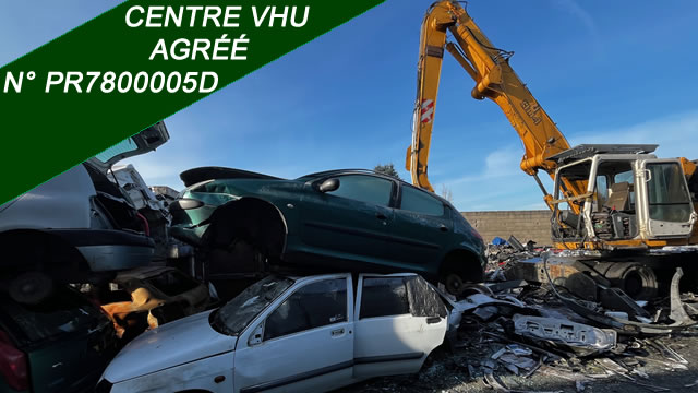 mise à la casse auto avec certificat de destruction