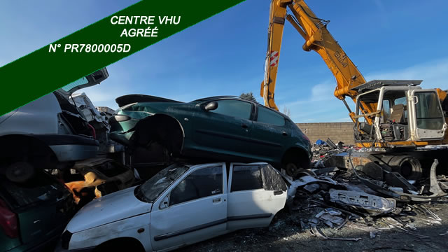 Enlèvement gratuit et destruction d'épave de voiture