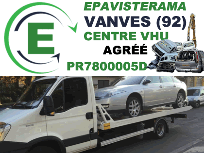 Enlèvement épave gratuit Vanves 92170